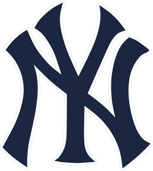 New York Yankees NY Full Color Logo Vinyl Sticker Decal Laptop Yeti Car Truck Window