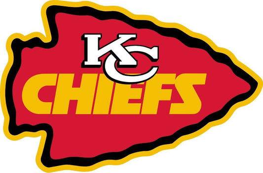 Kansas City Chiefs Full Color Red Logo Vinyl Sticker Decal Laptop Yeti Car Truck Window